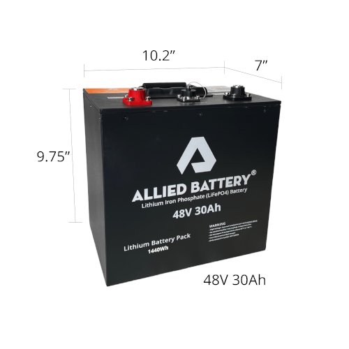 Allied 48V Drop-In Lithium Golf Cart Battery Easy Conversion Kit– Ace Golf  Cart Batteries