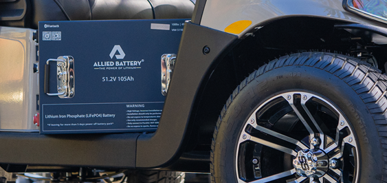Allied 48V Commercial Grade Big Bank Lithium Golf Cart Battery Kit 65Ah, 105Ah, 150Ah, 160Ah, 210Ah